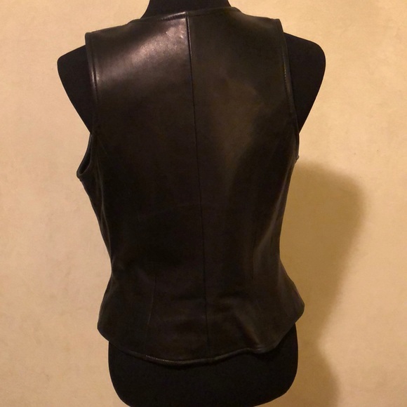 Designer 100% smooth leather vest - Picture 4 of 7